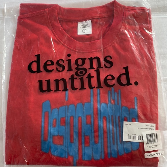 Designs Untitled Los Angeles Print Short-sleeve Glow Zone tee, Size M, NWT - Picture 2 of 5